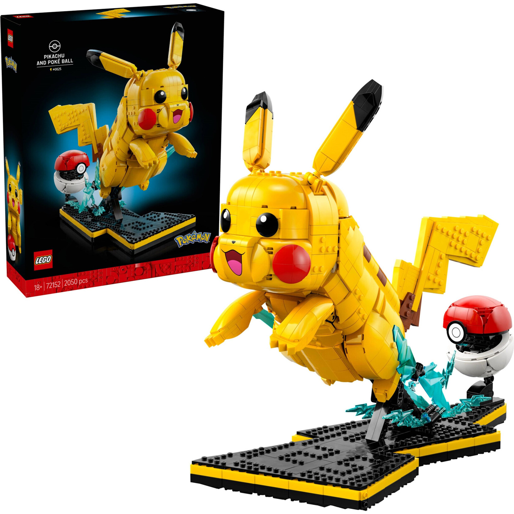 LEGO Pikachu en Pokéball - 72152
