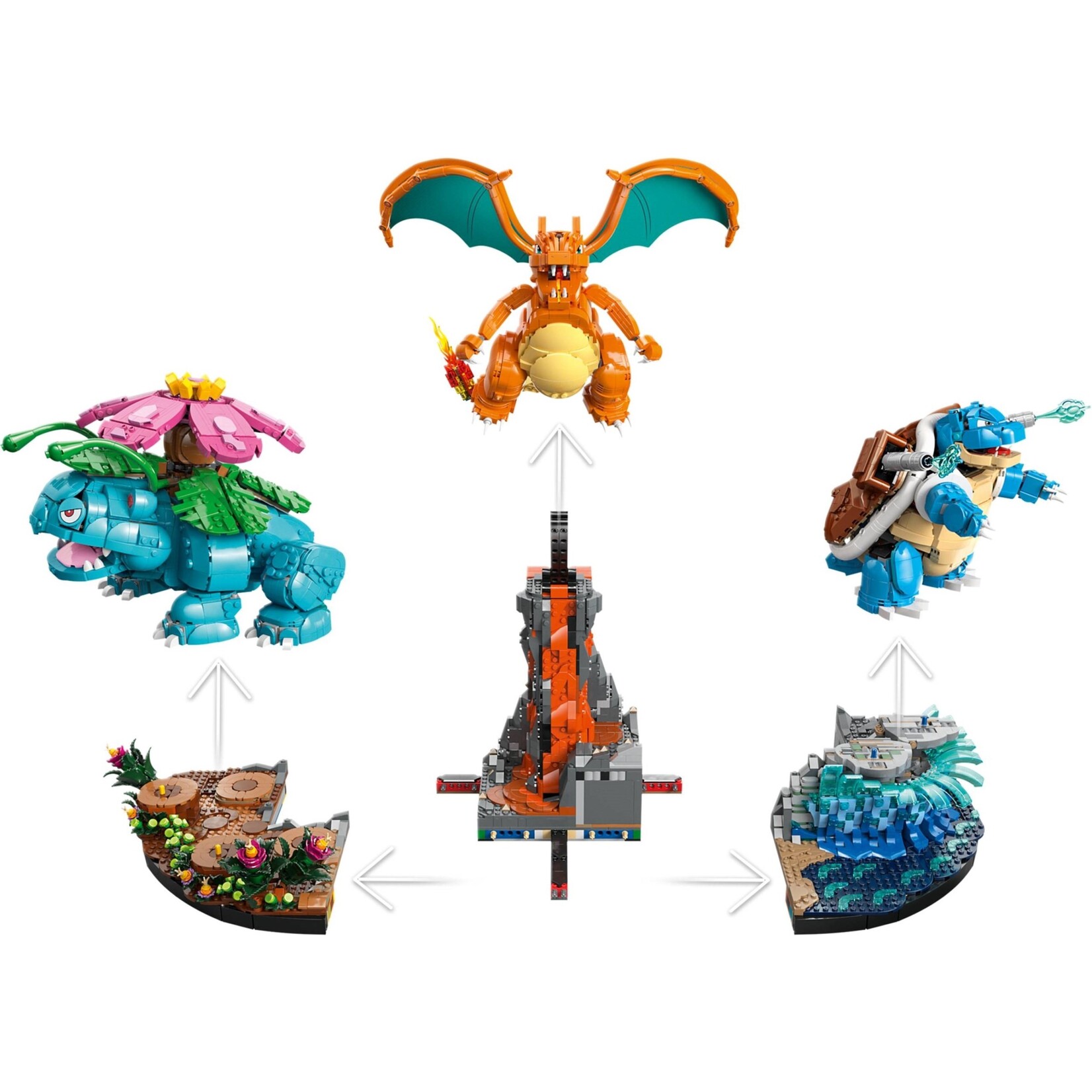 LEGO Venusaur, Charizard en Blastoise - 72153