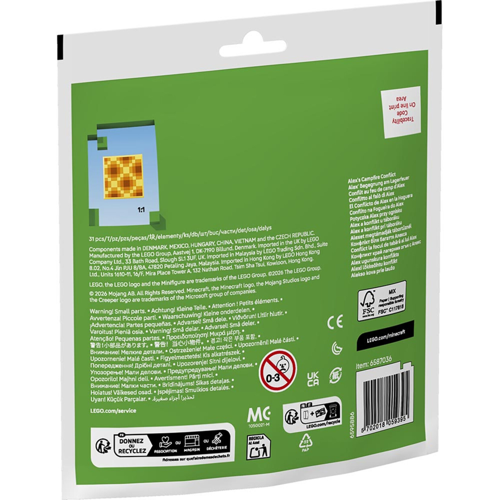 LEGO Alex en de strijd bij het kampvuur - 30732