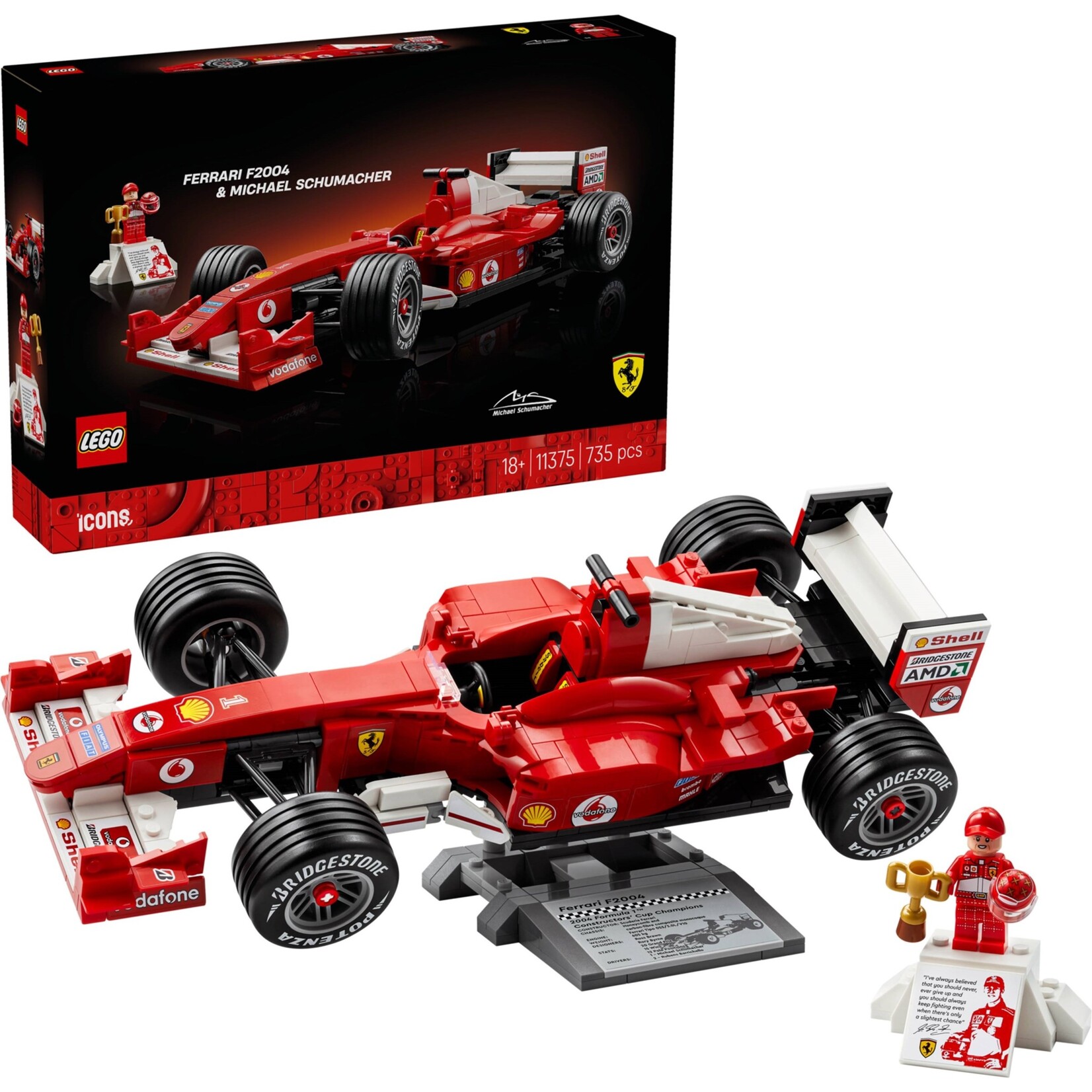 LEGO Ferrari F2004 & Michael Schumacher - 11375