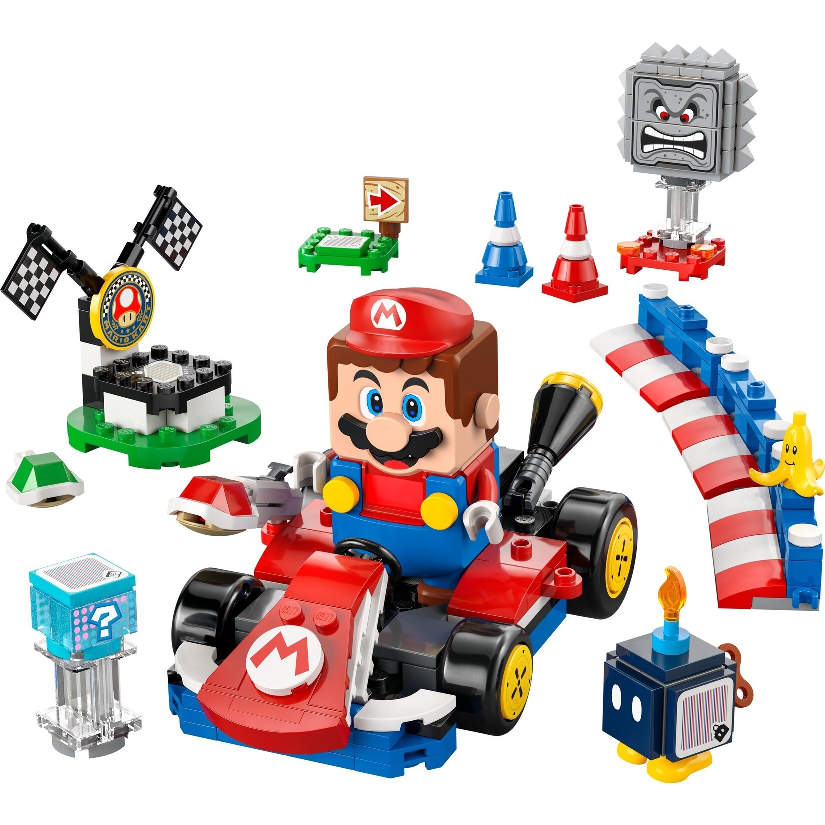 LEGO Mario Kart™ – Interactieve LEGO® Mario™ en standaardkart - 72043