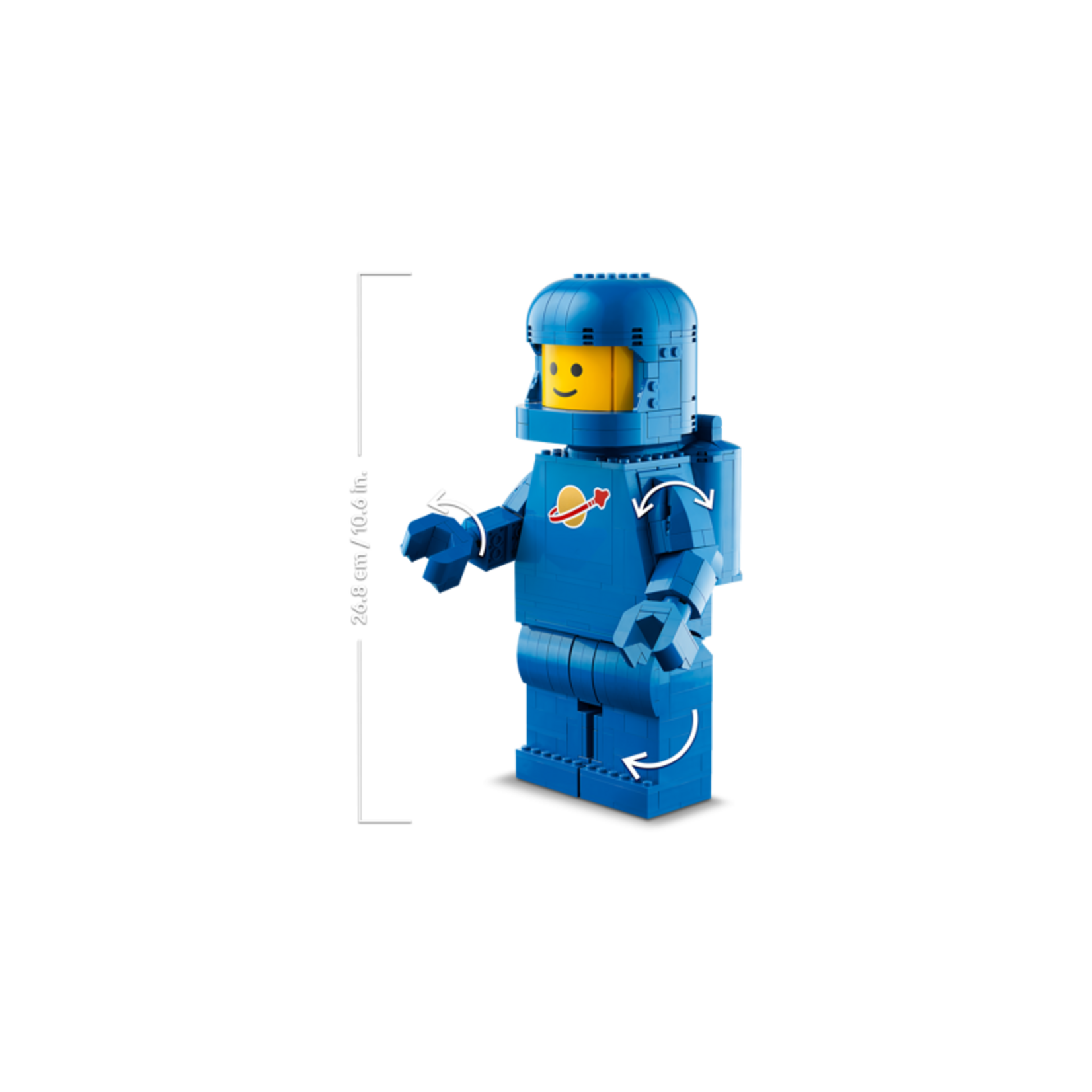 LEGO Grote blauwe minifiguur van een astronaut - 40921