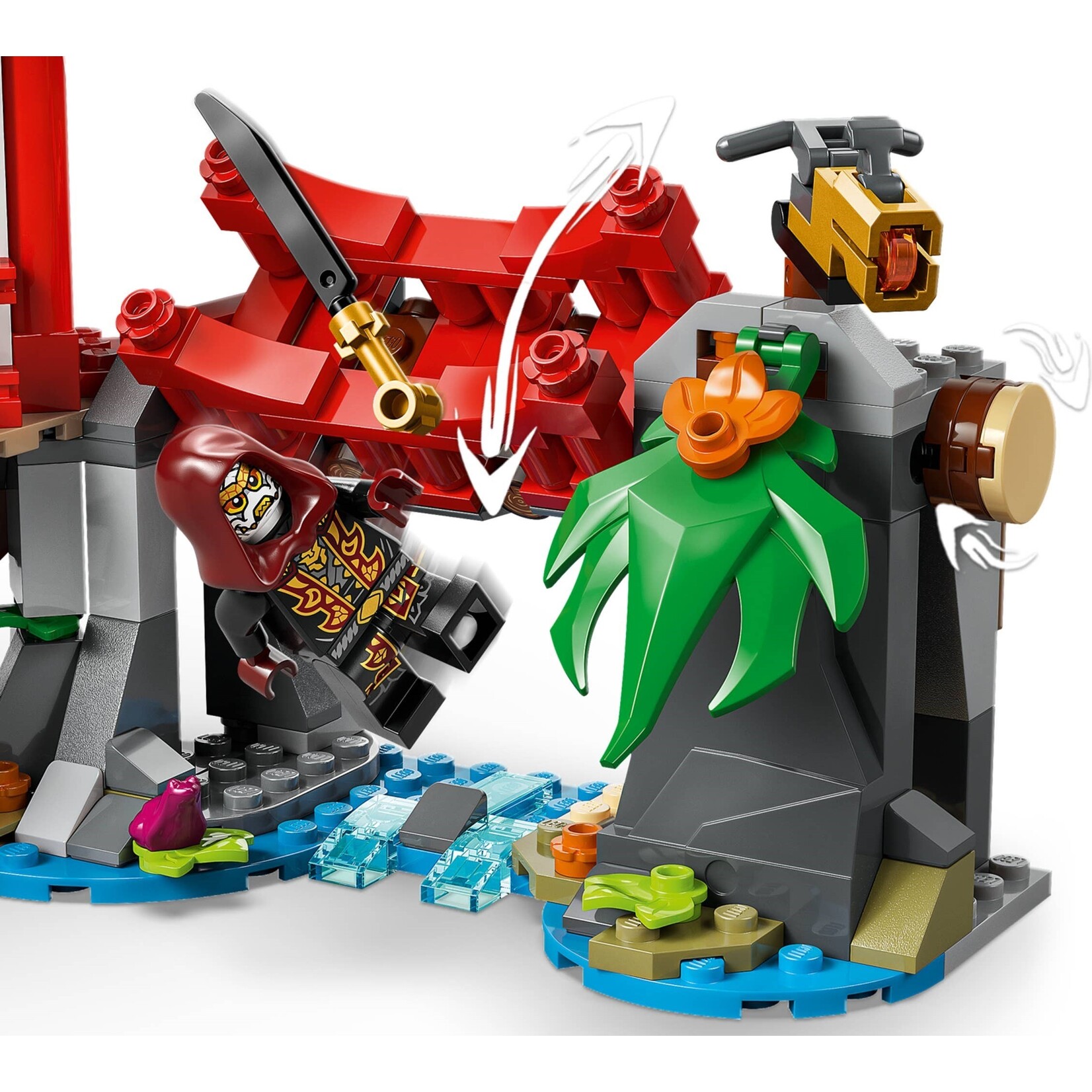 LEGO Ninjavoertuigen bij de boomhut - 71857