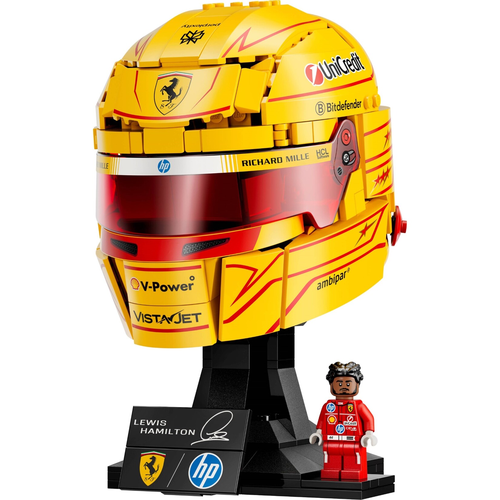 LEGO Scuderia Ferrari HP helm van Lewis Hamilton - 43022
