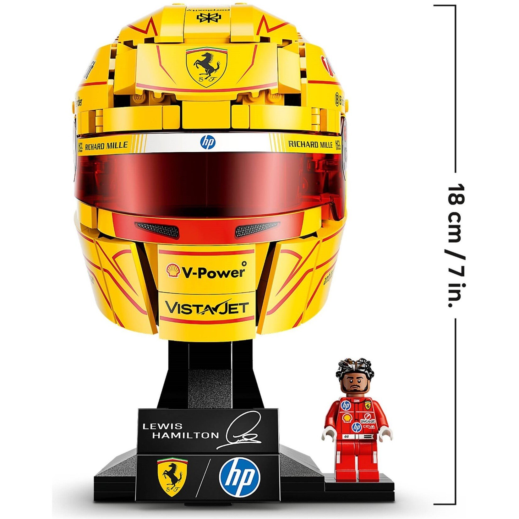 LEGO Scuderia Ferrari HP helm van Lewis Hamilton - 43022