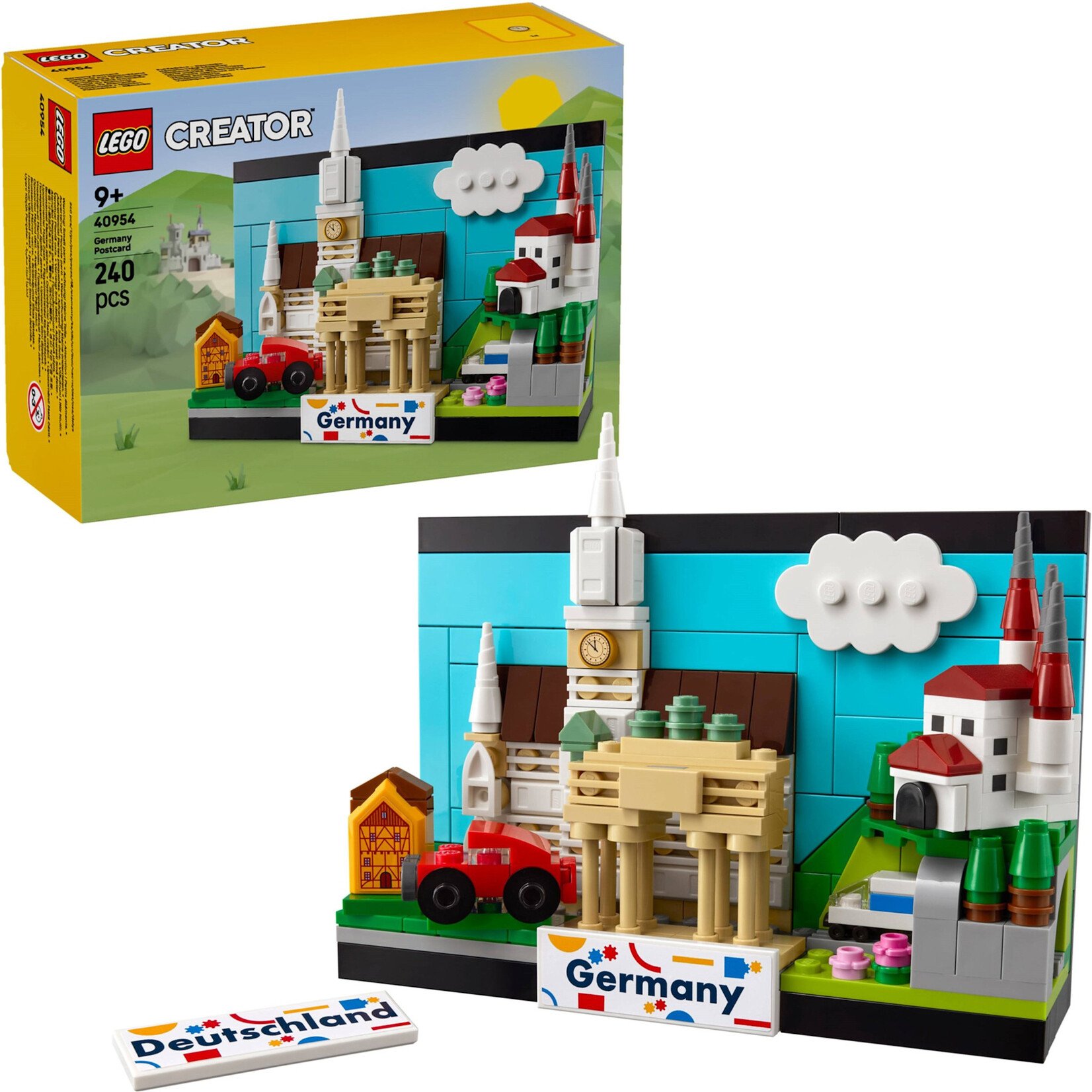 LEGO Ansichtkaart van Duitsland - 40954