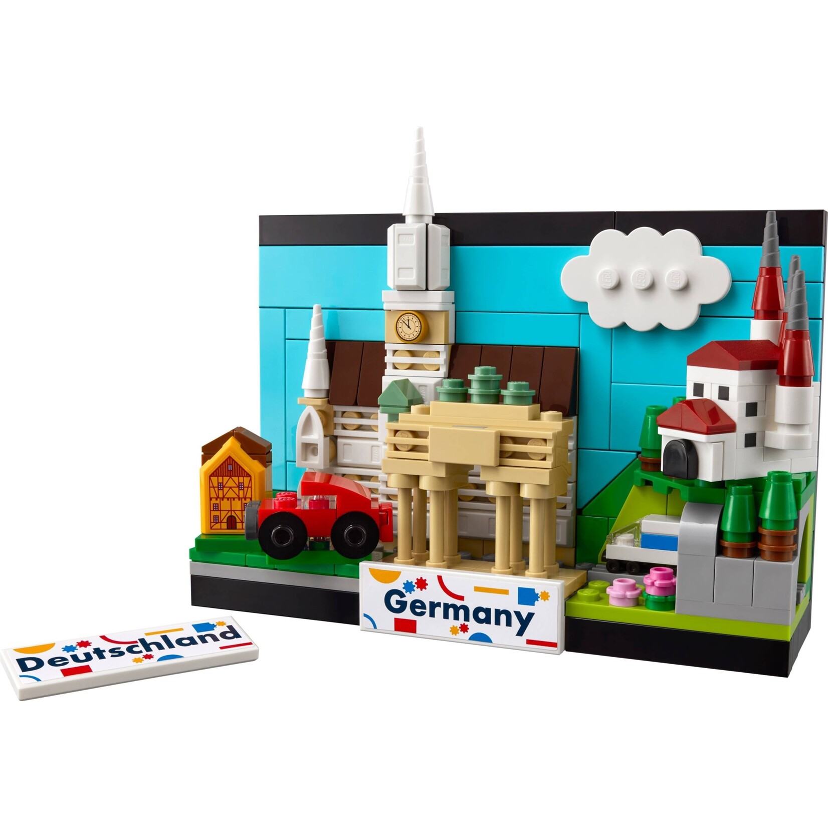 LEGO Ansichtkaart van Duitsland - 40954