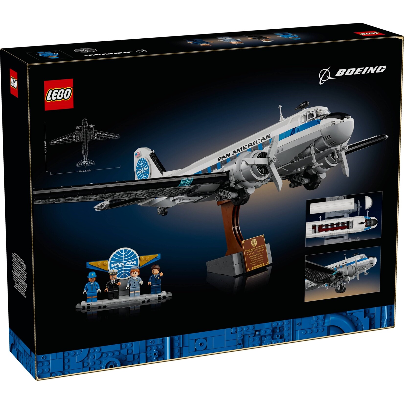 LEGO Douglas™ DC-3™ PAN AM® passagiersvliegtuig - 11378