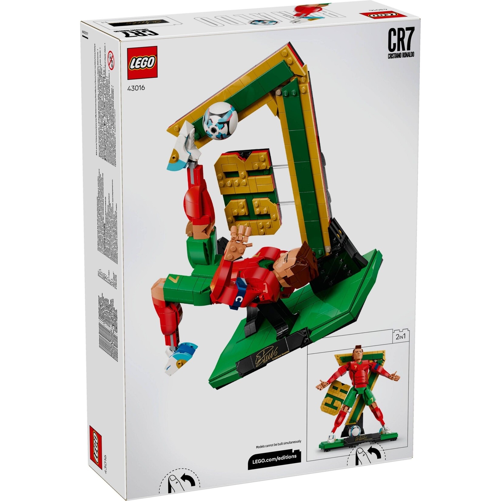 LEGO  Cristiano Ronaldo – Voetballegende - 43016