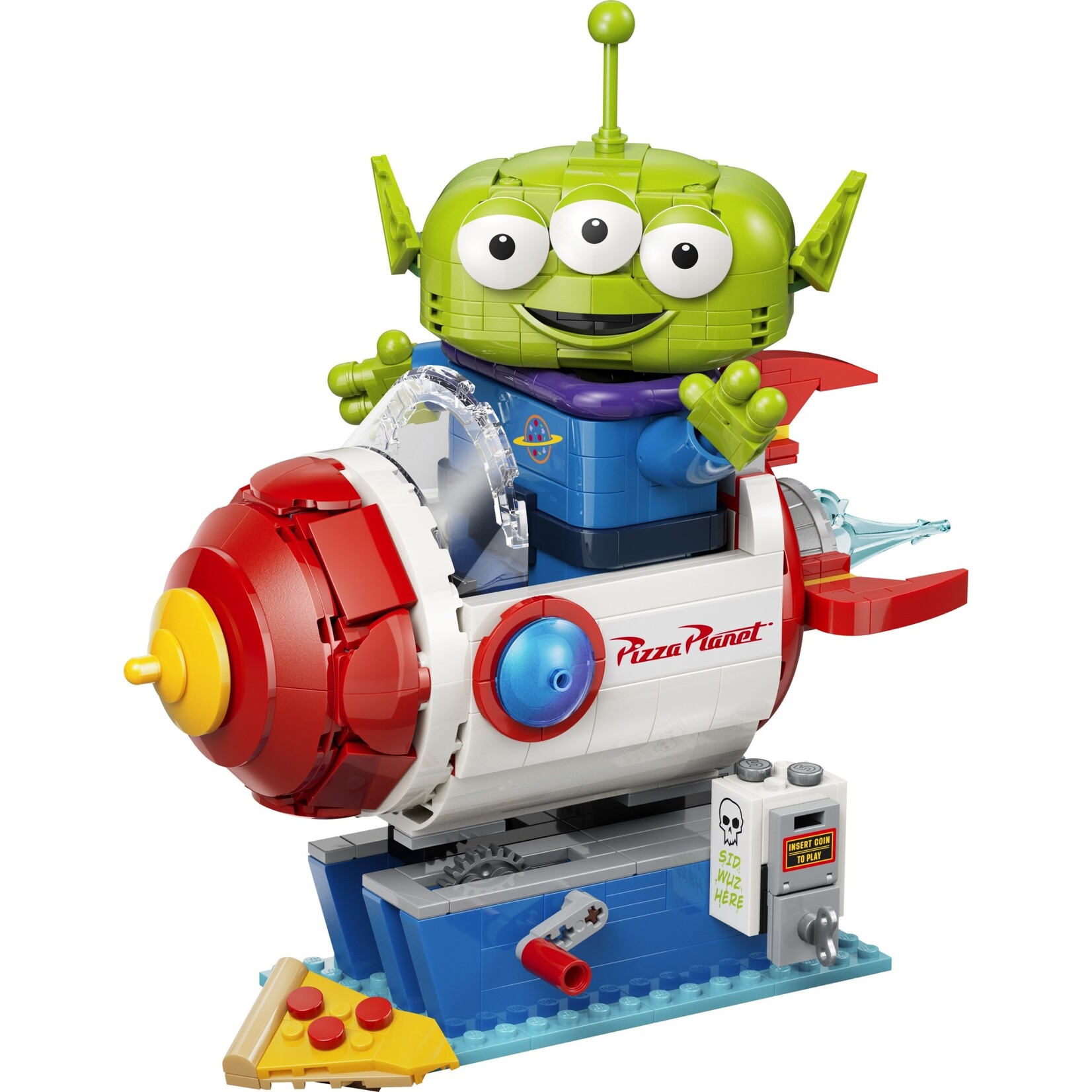 LEGO Alien met Pizza Planet raket - 43307