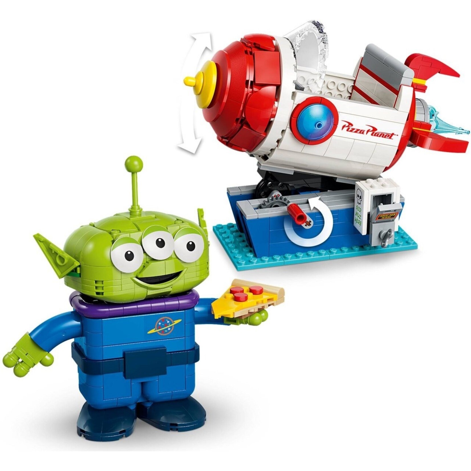 LEGO Alien met Pizza Planet raket - 43307