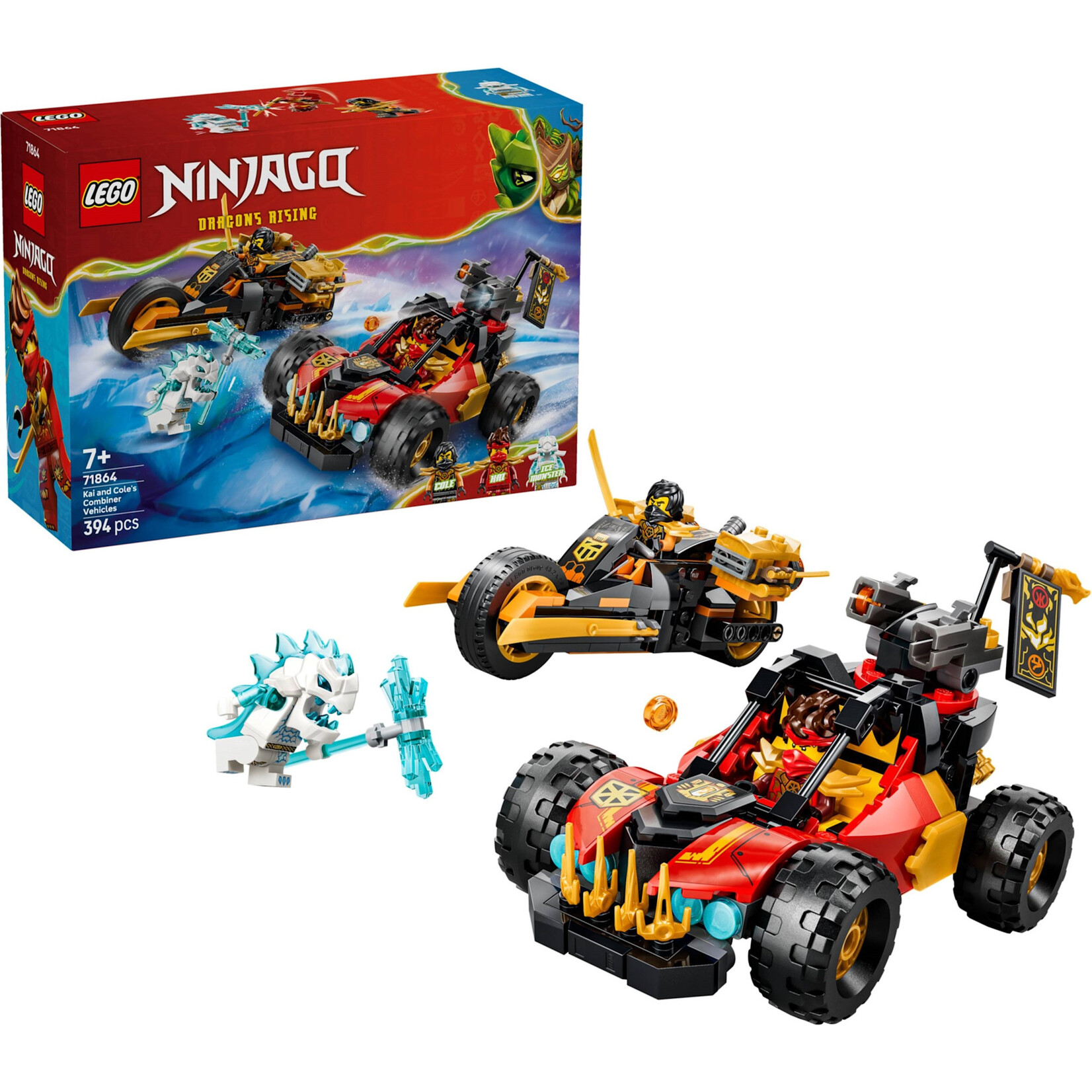 LEGO LEGO Kai en Cole's combivoertuigen - 71864