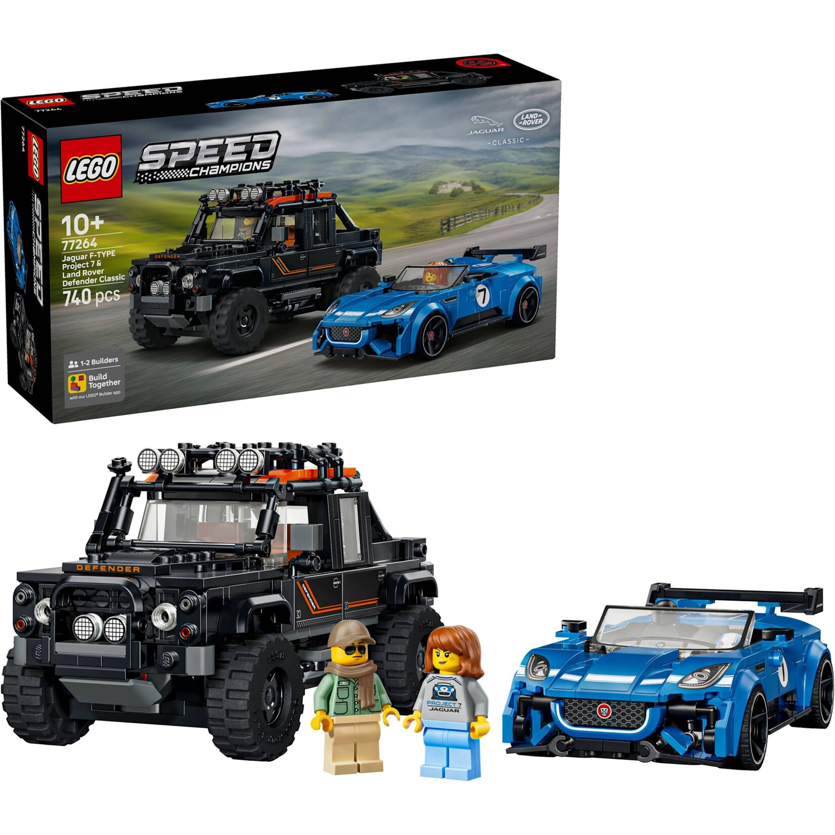 LEGO LEGO Jaguar Project 7 en Land Rover Defender - 77264