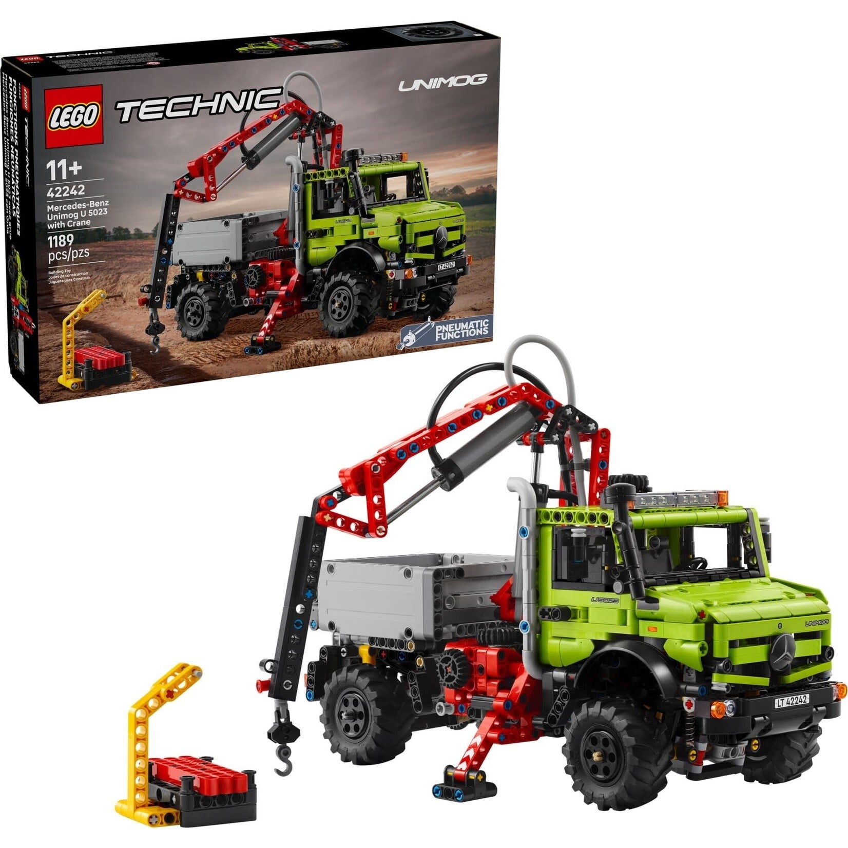 LEGO Mercedes-Benz Unimog U 5023 met kraan - 42242