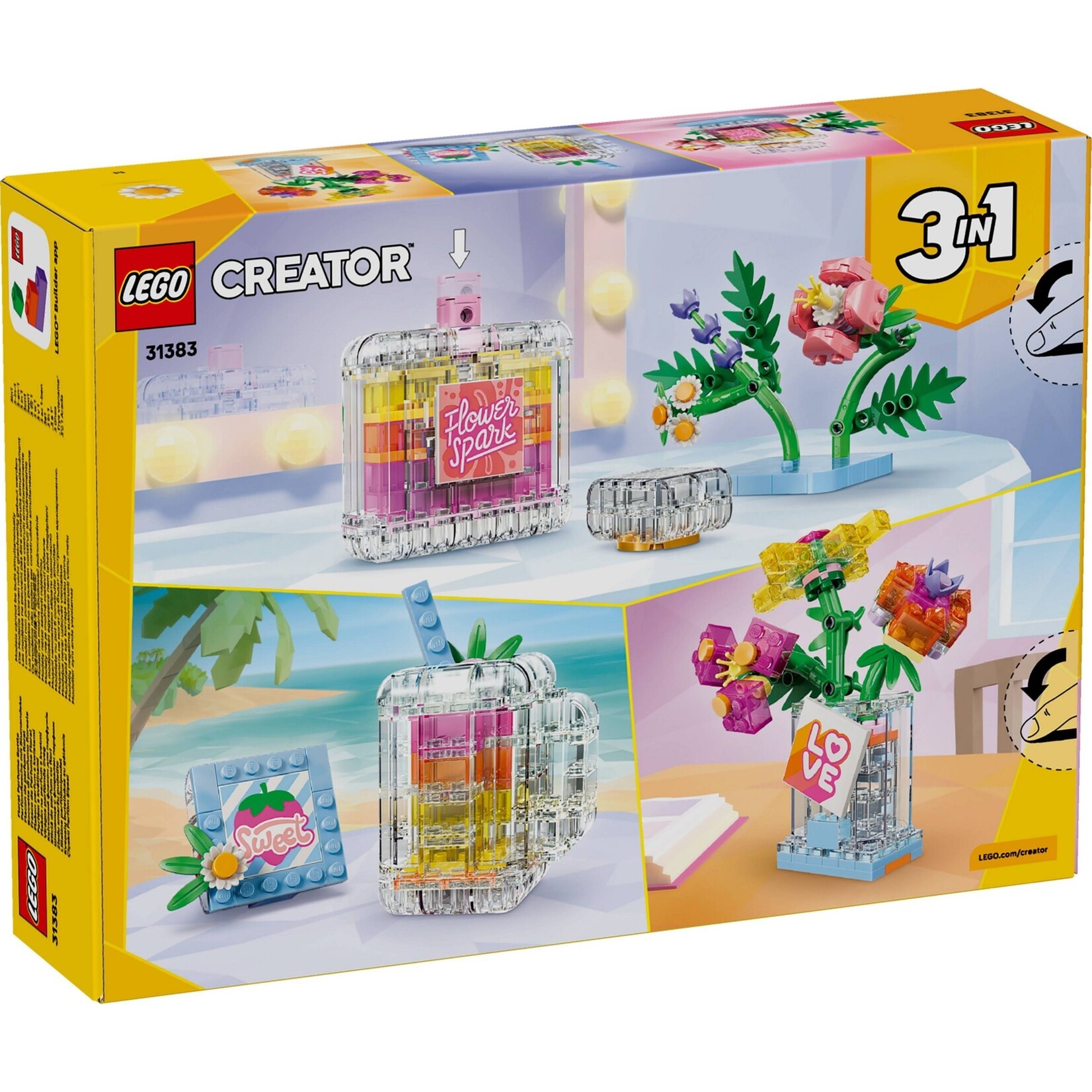 LEGO Parfumfles met bloemen - 31383