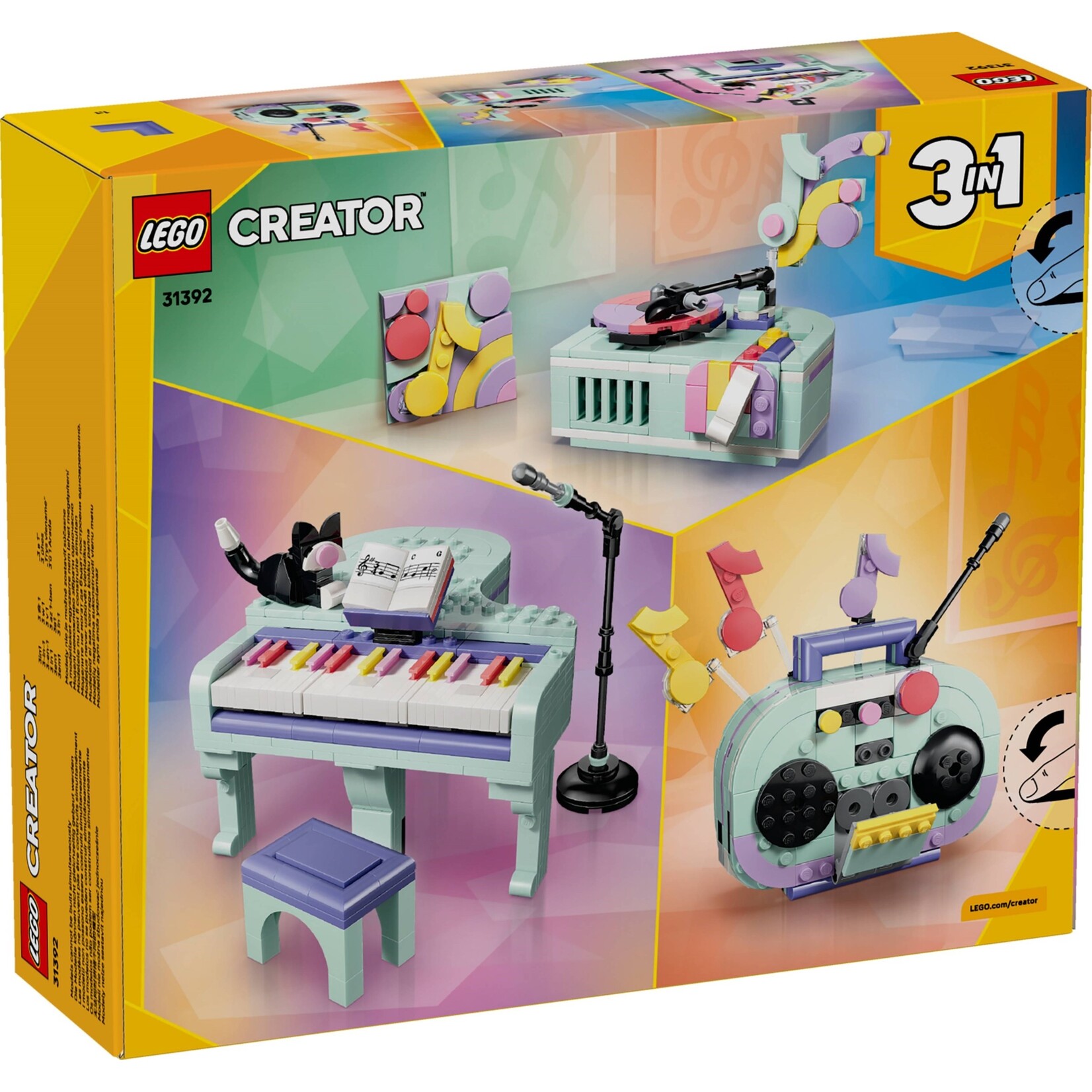 LEGO Piano met kat - 31392