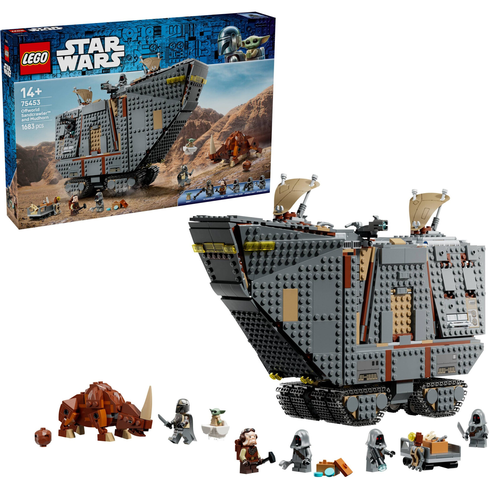 LEGO Offworld Sandcrawler™ en Mudhorn - 75453