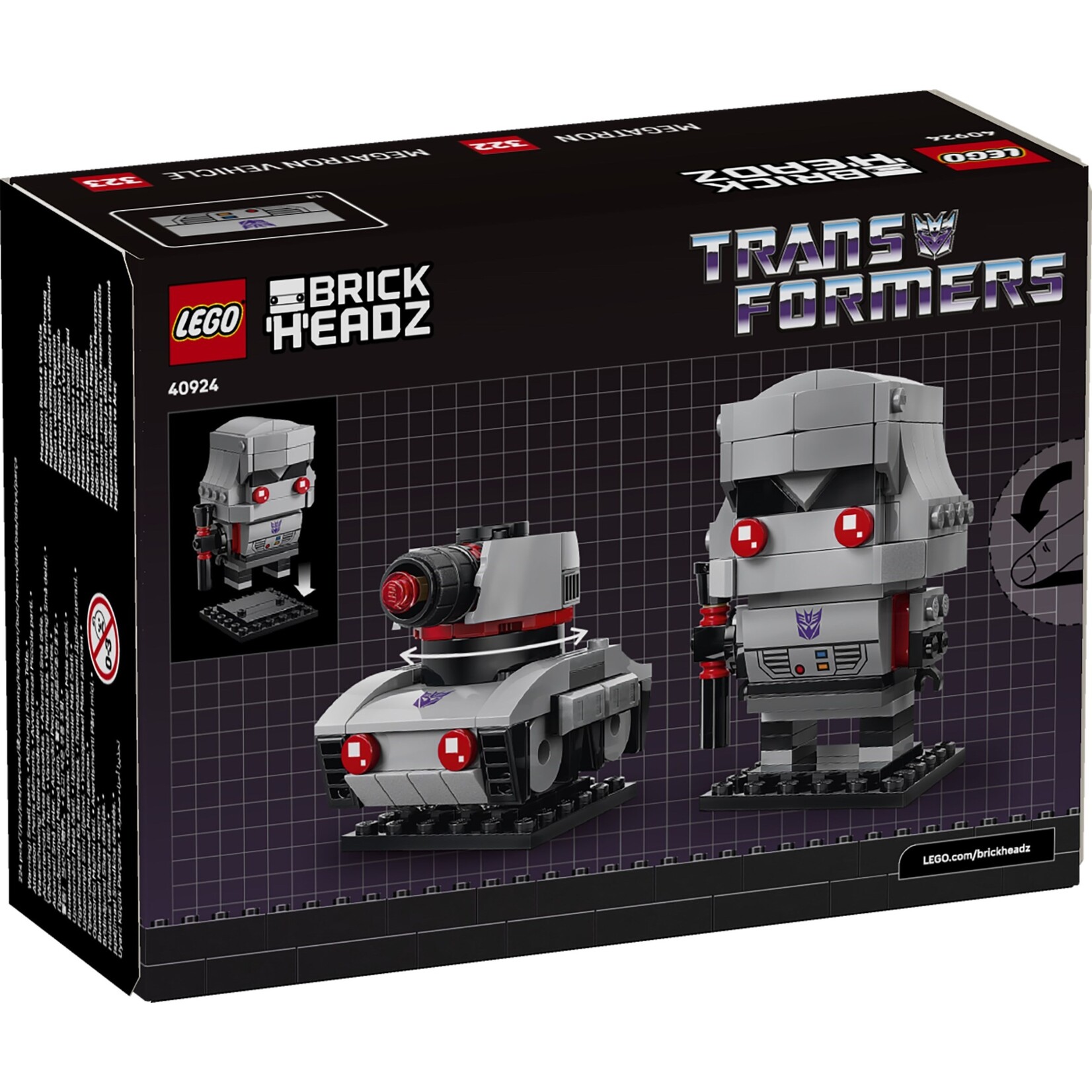 LEGO Megatron robot en voertuig - 40924