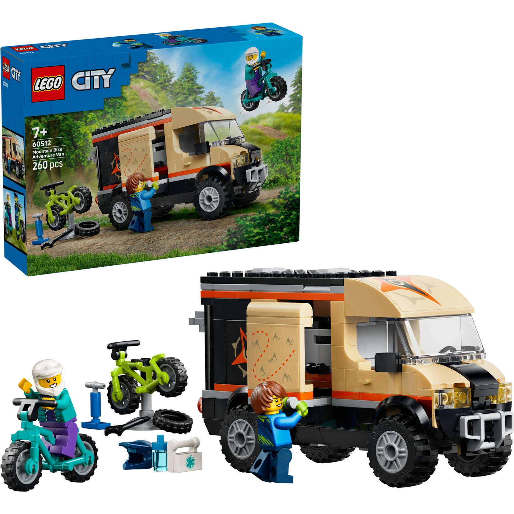 LEGO Mountainbike avonturenbus - 60512