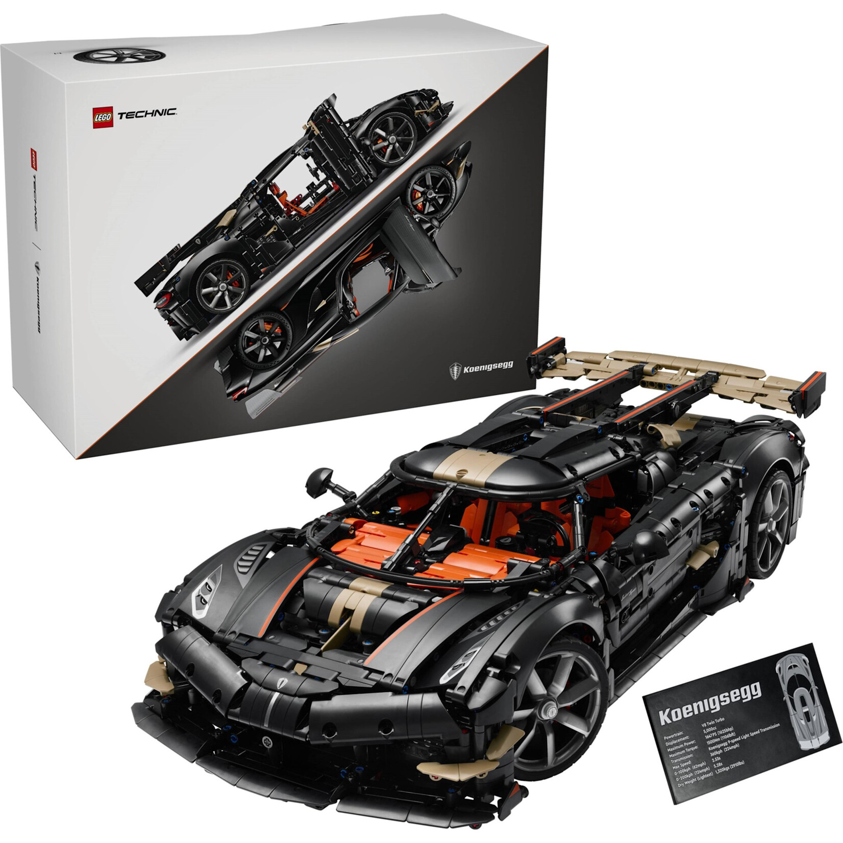 LEGO Koenigsegg Sadair's Spear megacar - 42232