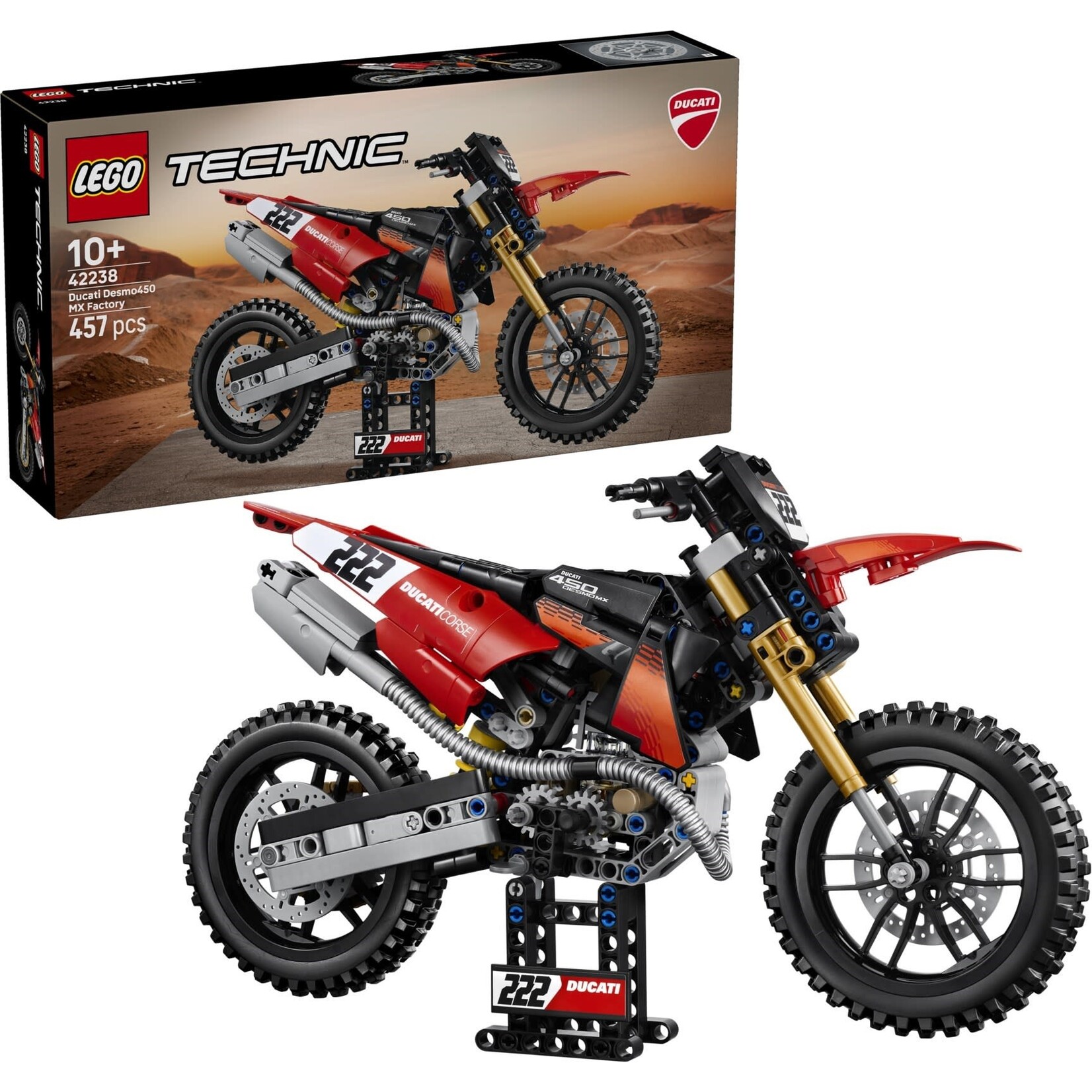 LEGO Ducati Desmo450 MX Factory motor  - 42238