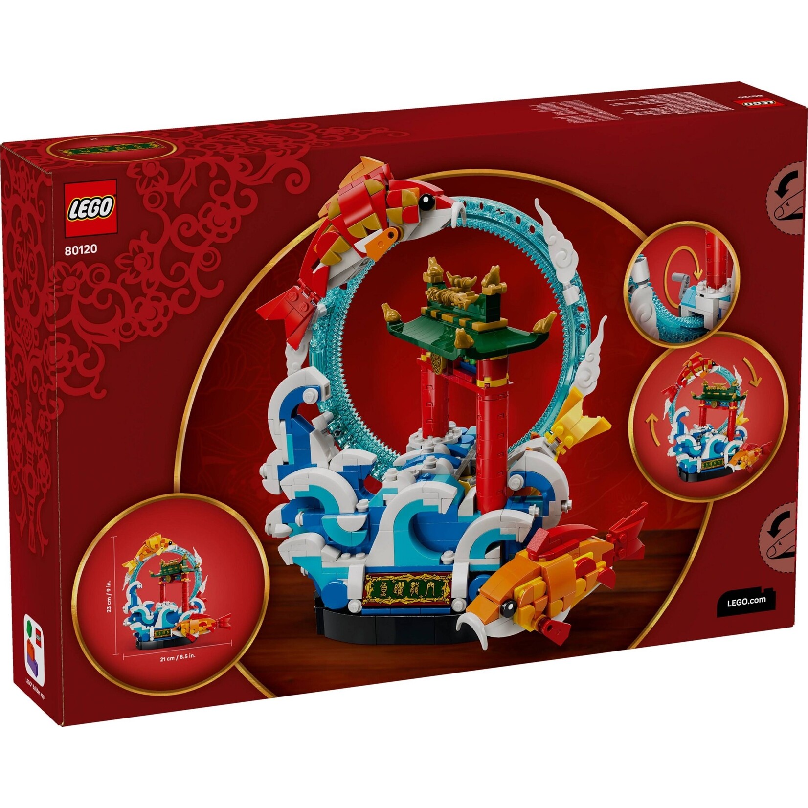 LEGO Springende koi van voorspoed - 80120