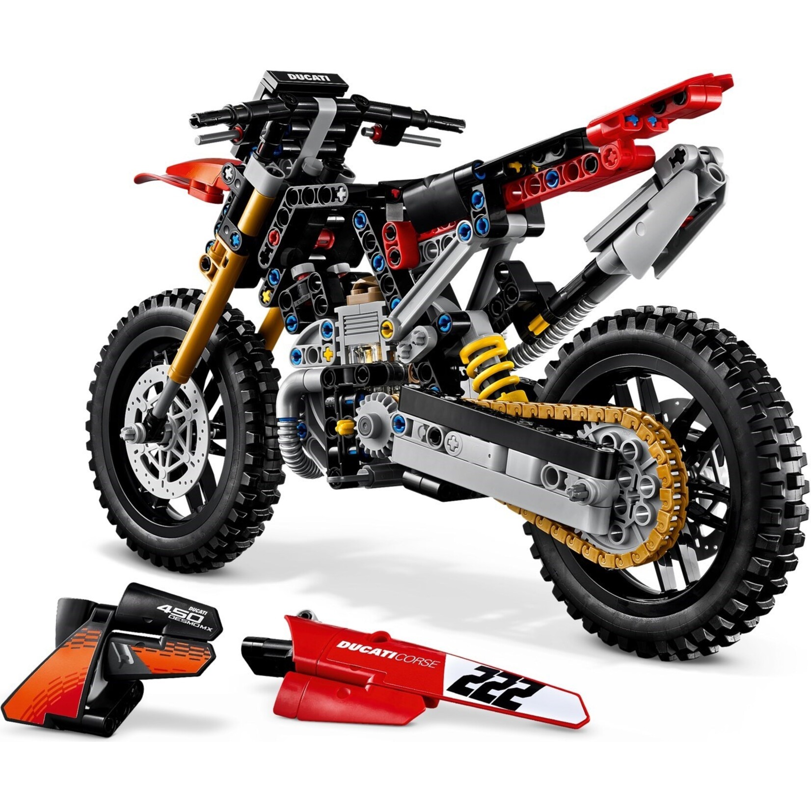 LEGO Ducati Desmo450 MX Factory motor  - 42238