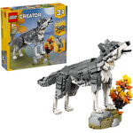 LEGO Bosdieren: grijze wolf - 31393