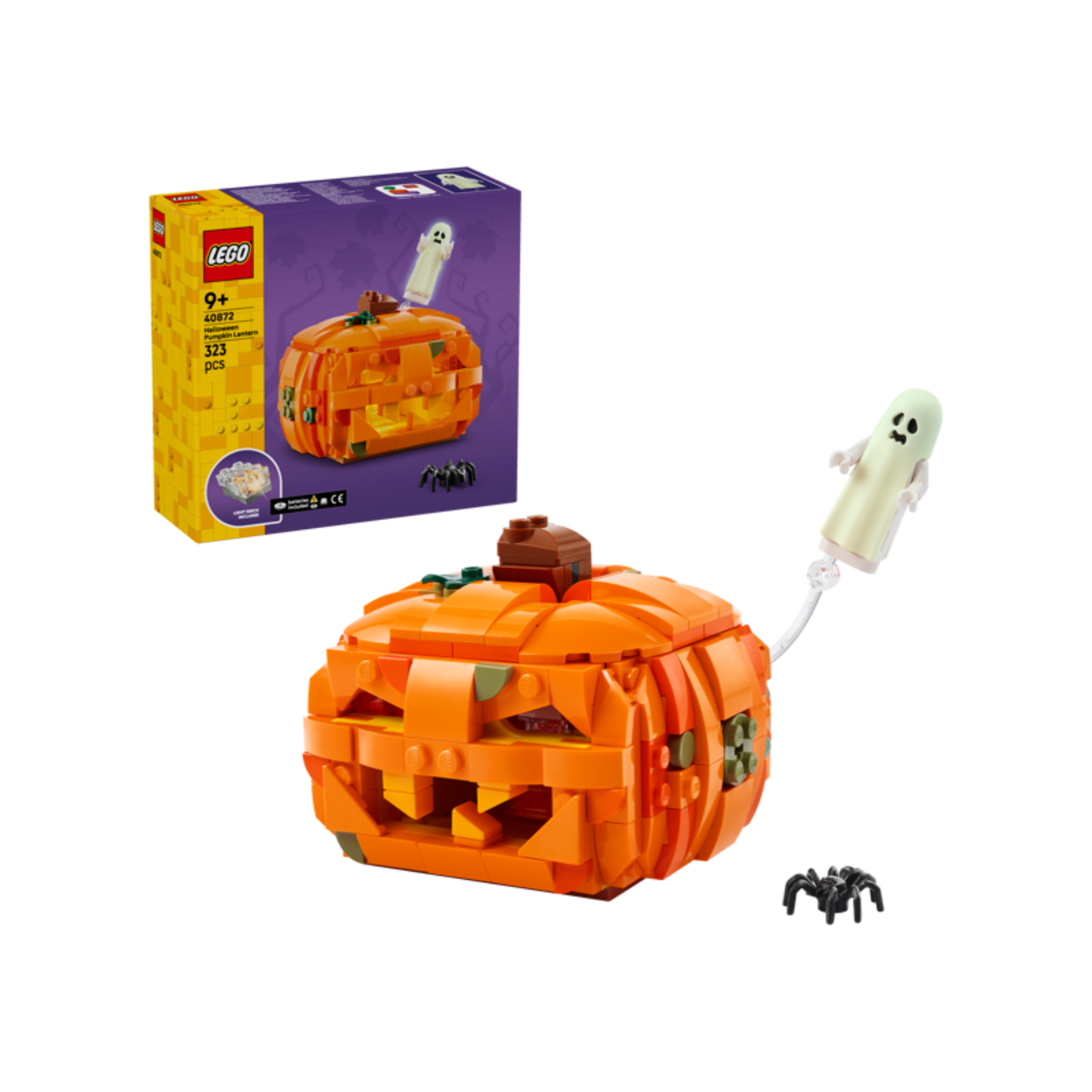 LEGO Halloween pompoenlantaarn  - 40872