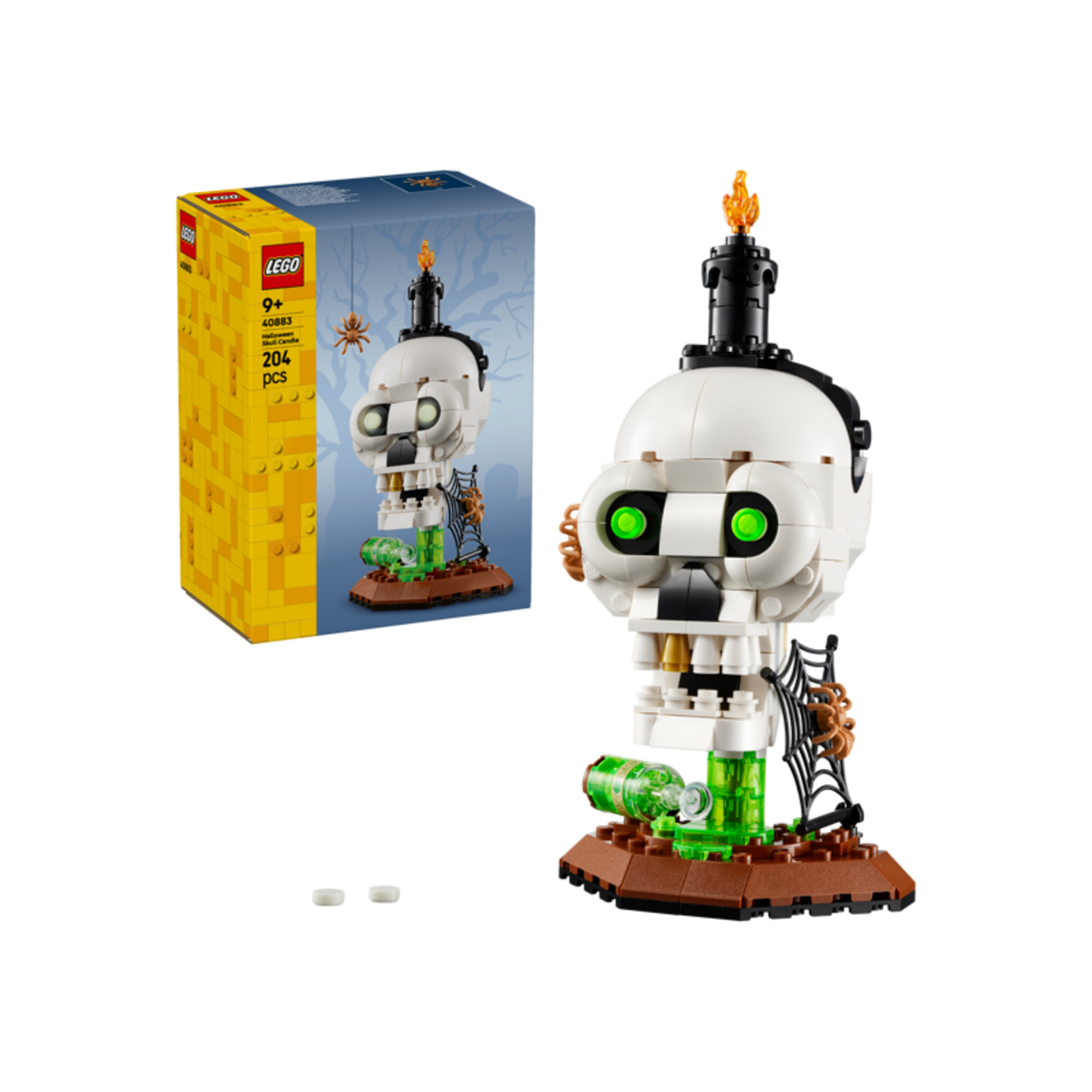 LEGO Halloween doodshoofdkaars - 40883