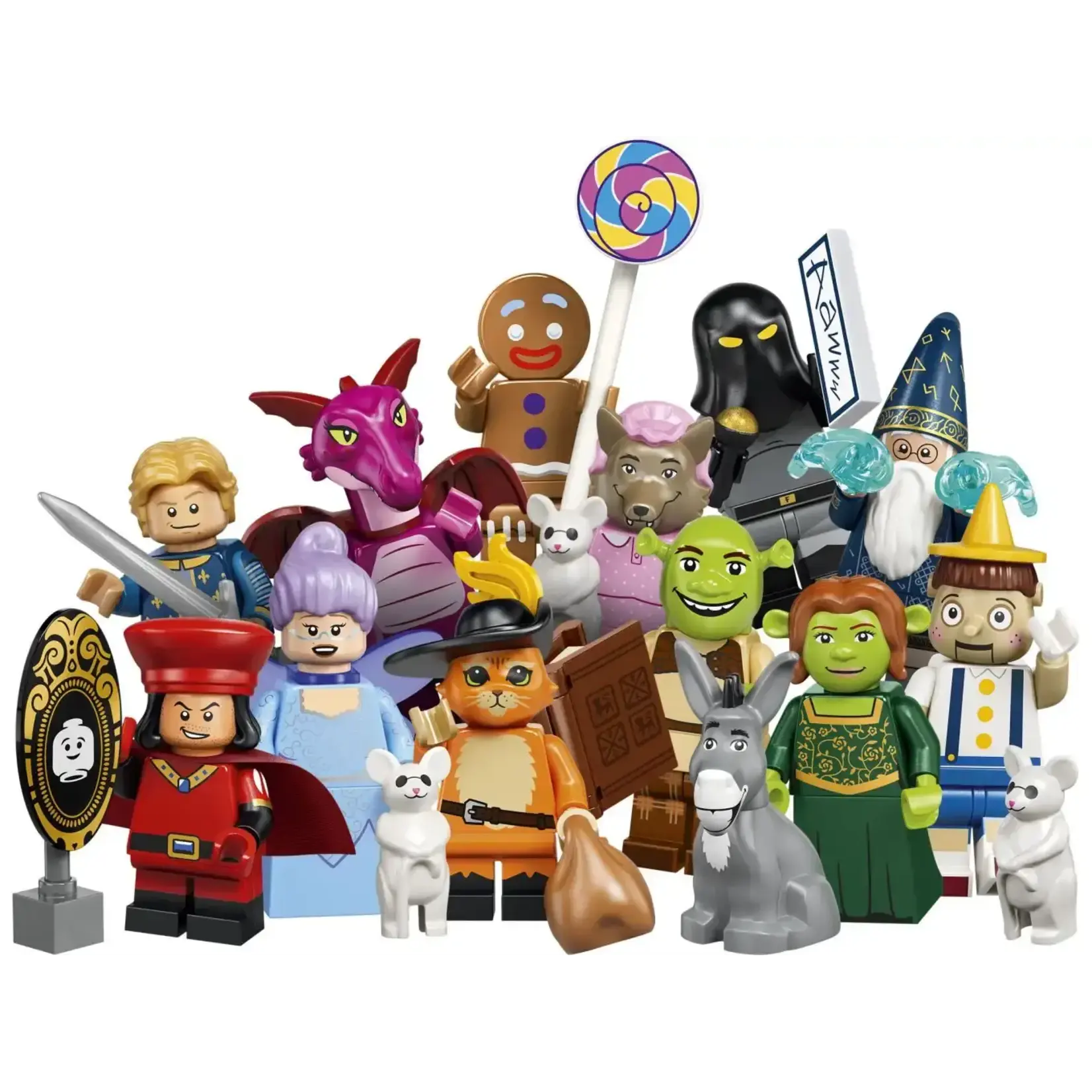 LEGO Minifiguren Serie Shrek - complete serie - 71053-13