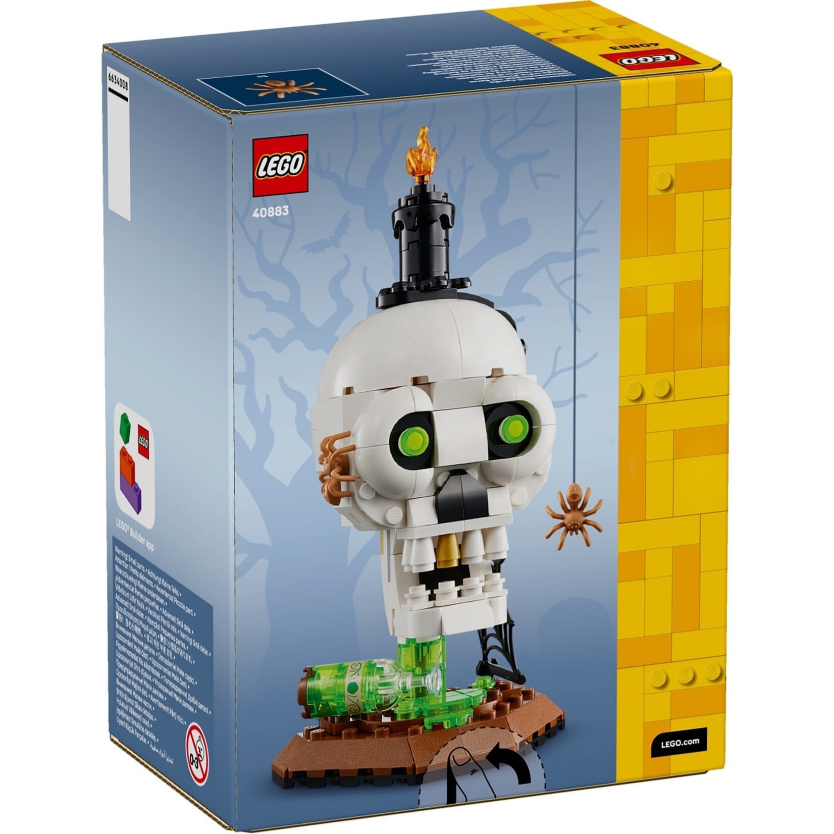 LEGO Halloween doodshoofdkaars - 40883