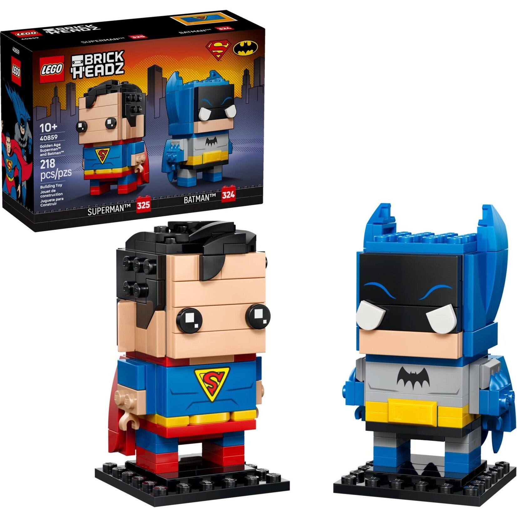 LEGO Golden Age Superman™ en Batman™ figuren - 40859