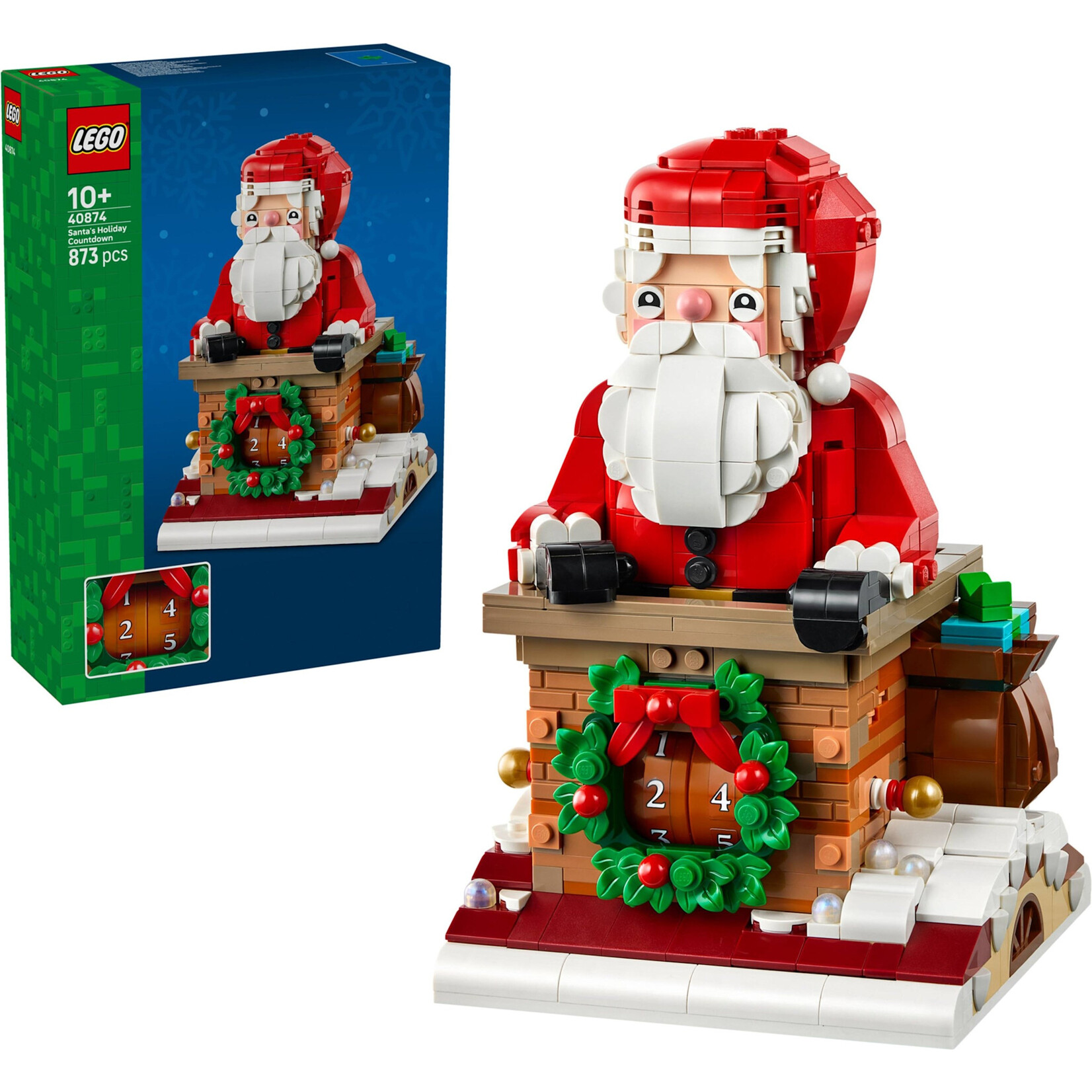 LEGO Aftellen met de Kerstman - 40874