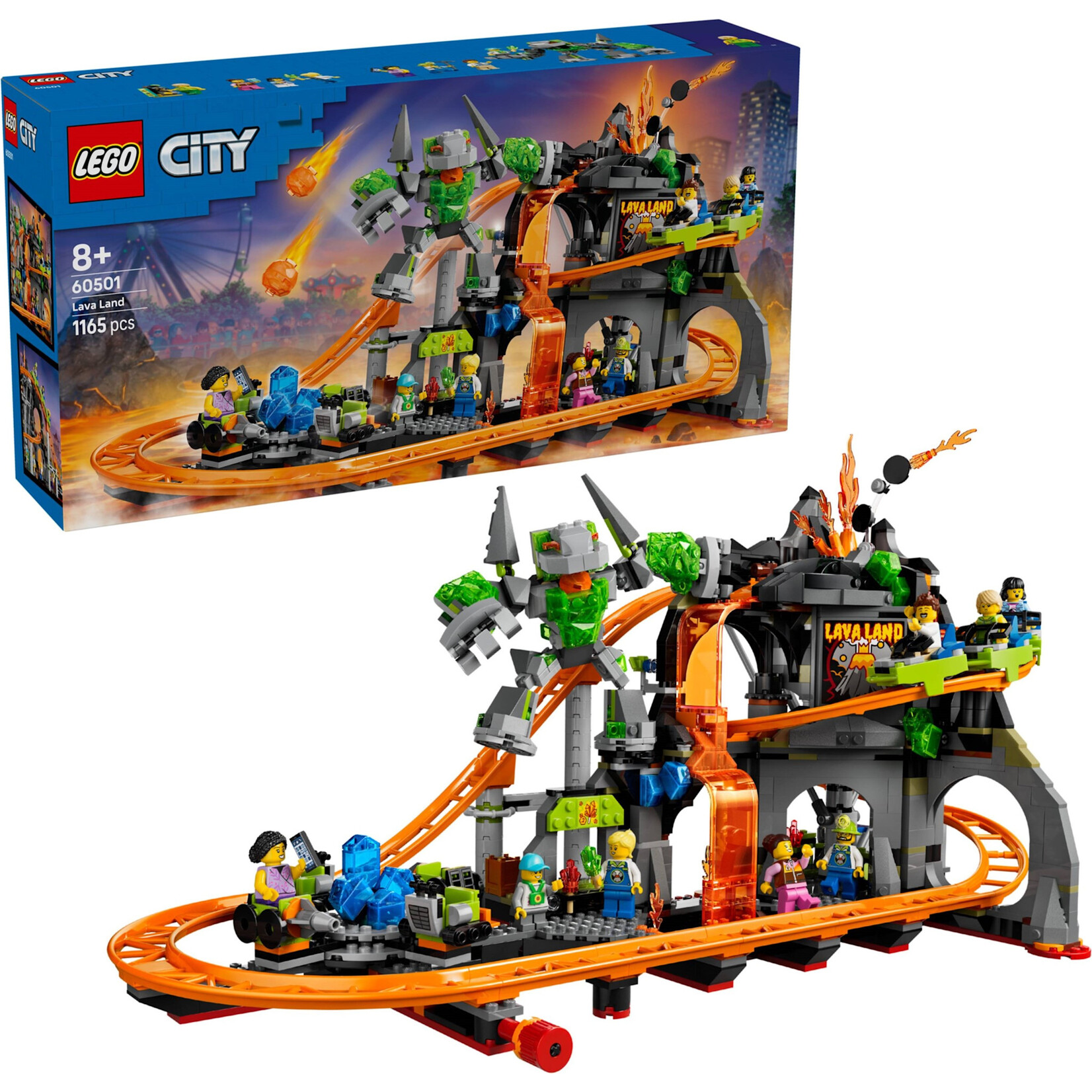 LEGO Lava Land achtbaanpark - 60501