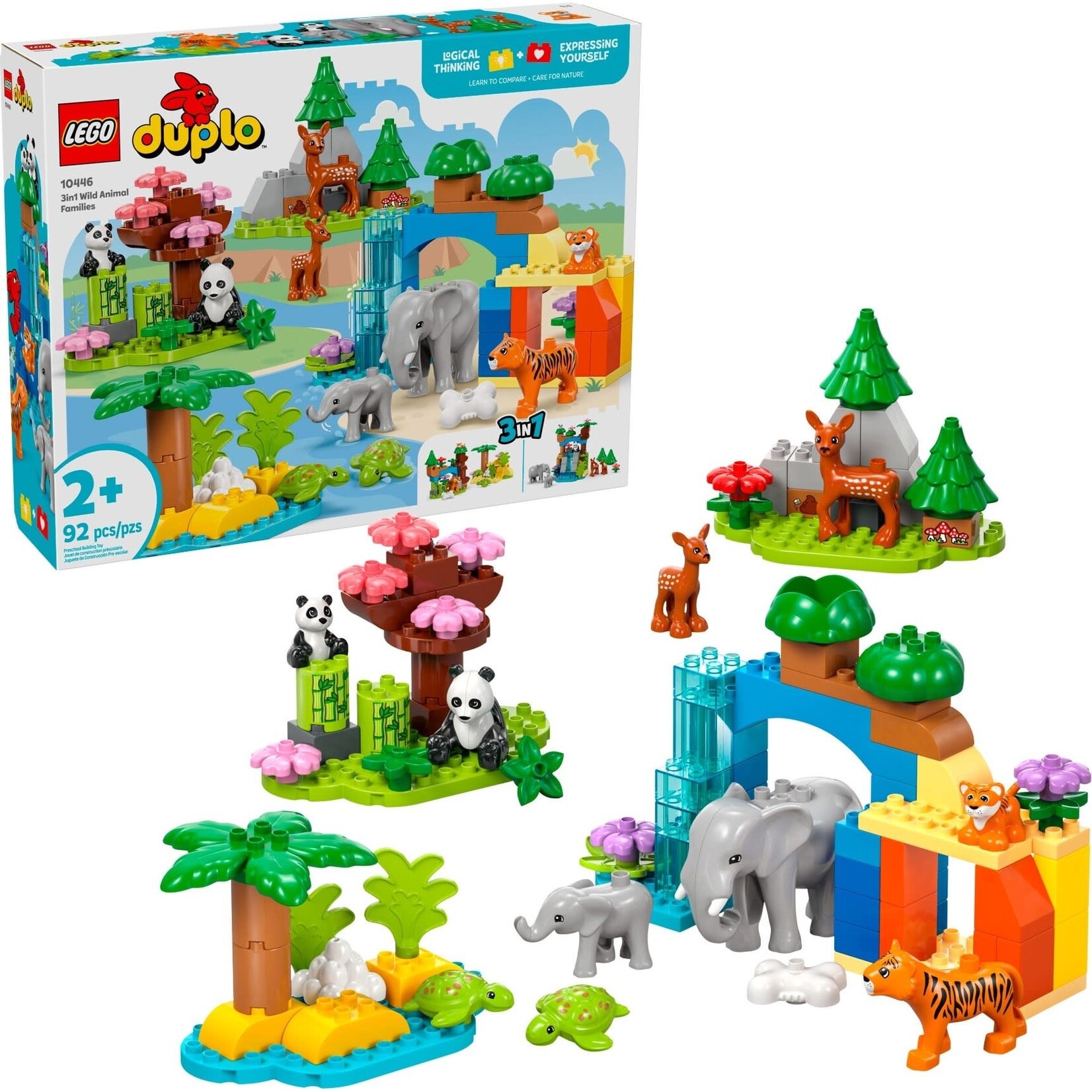 LEGO 3-in-1 families van wilde dieren - 10446