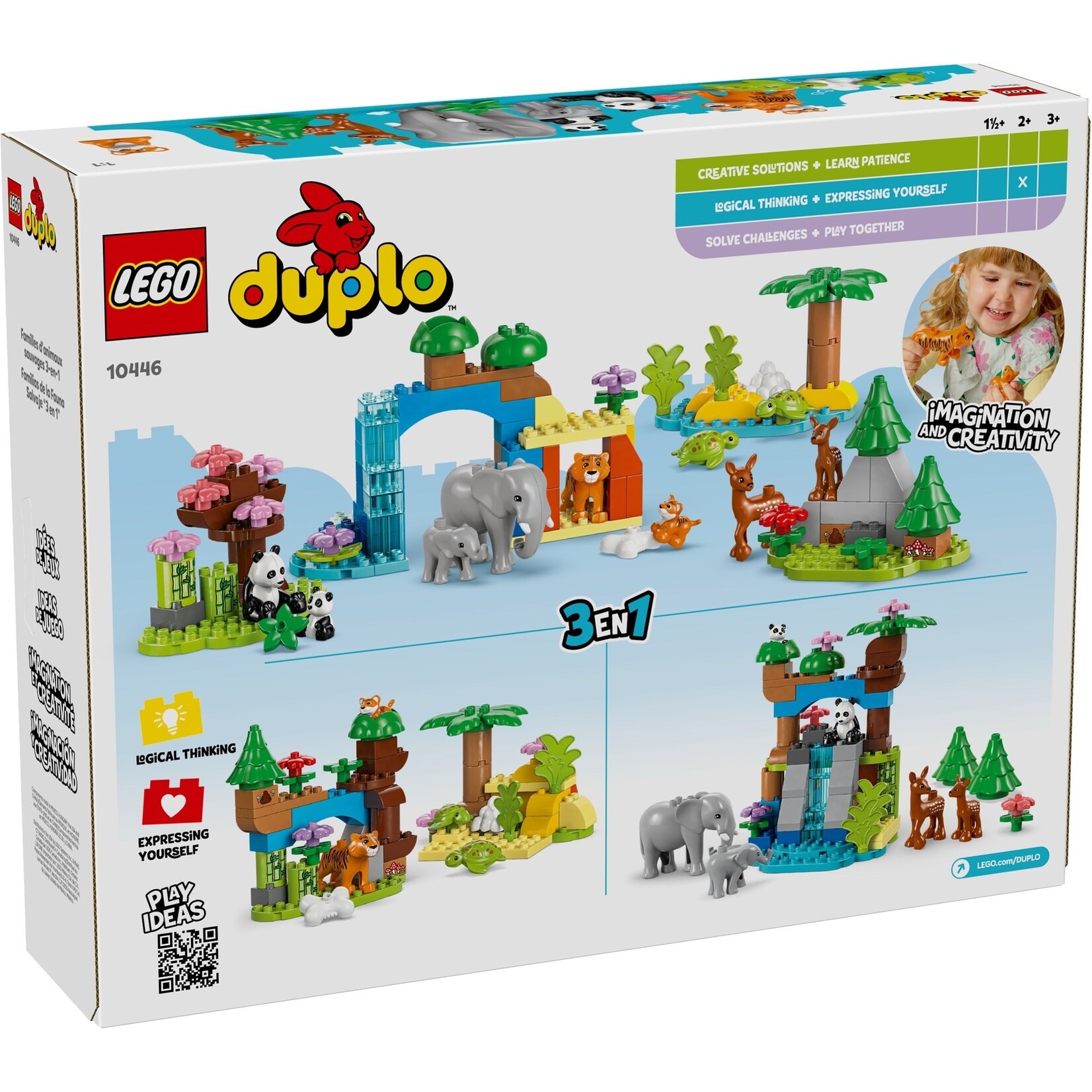 LEGO 3-in-1 families van wilde dieren - 10446
