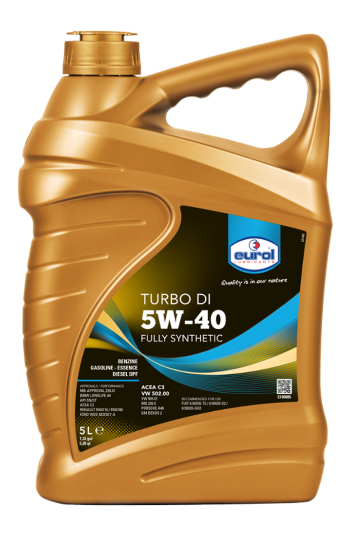 Eurol Turbo DI 5W-40 motorolie