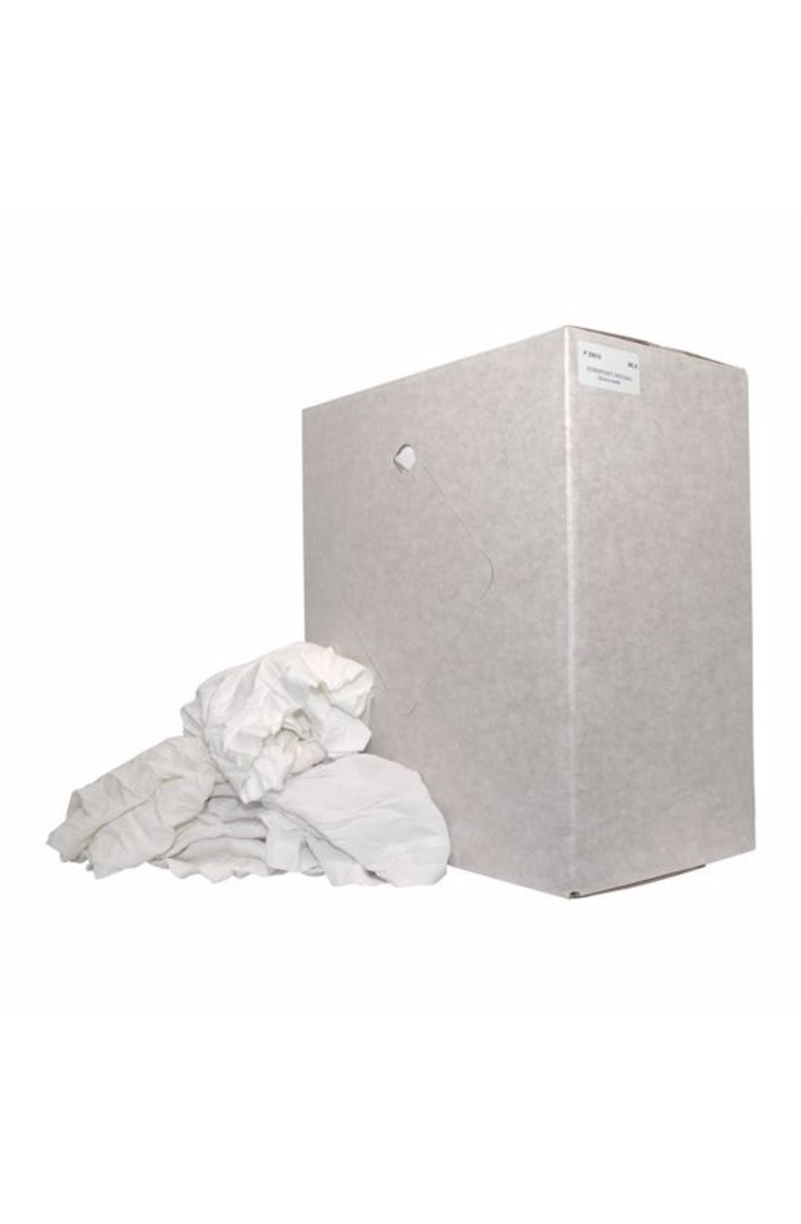 Witte Tricot Poetslappen 10kg