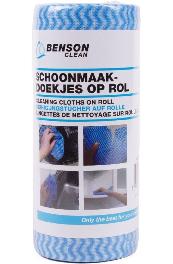 Benson Schoonmaakdoekjes op Rol - 50 stuks
