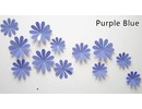 3D bloemen paars muurstickers