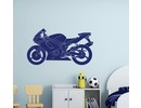 Muursticker motor fiets kinderkamer decoratie jongen