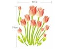 Muursticker tulpen bloemen wanddecoratie