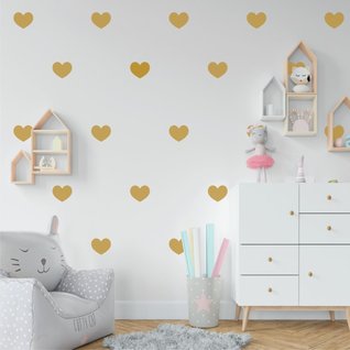 Muursticker hartjes babykamer / kinderkamer Muursticker hartjes babykamer / kinderkamer