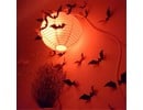 12 stuks 3d vleermuizen voor Halloween (zwart)