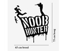 Muursticker gamer noob hunter jongenskamer / kinderkamer