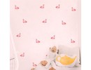 Muursticker flamingo patroon mini