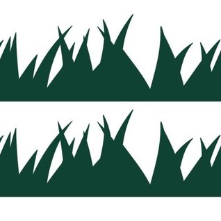Muursticker gras