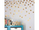 Muursticker stippen goud / polka dots kinderkamer - babykamer