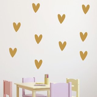 Muursticker hartjes print / patroon babykamer 2 Muursticker hartjes print / patroon babykamer 2